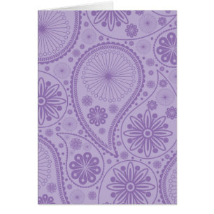 Purple paisley pattern