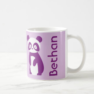 Purple Panda (Any Name) Personalised Mug