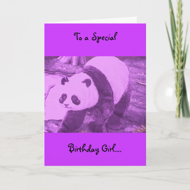 purple panda card (Front)