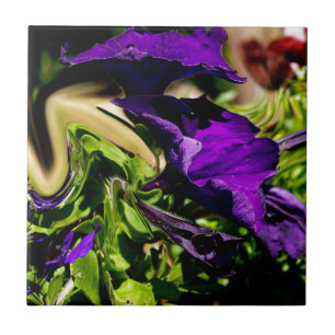 Purple Panic Ceramic Tile