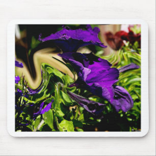 Purple Panic Mouse Pad