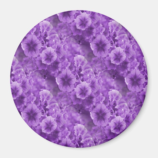 Purple Pansies... Magnet (Front)