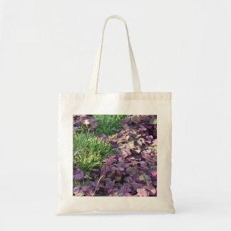 Purple Pansies Tote Bag