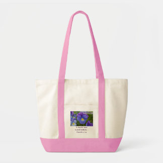 Purple Pansy - Cheerfulness Tote Bag