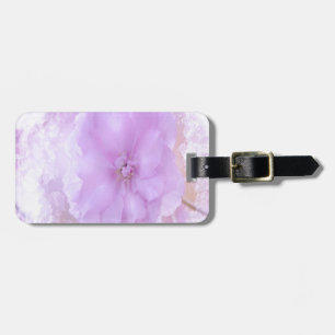 Purple Pansy Luggage Tag