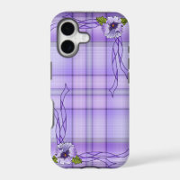 Purple Pansy Plaid