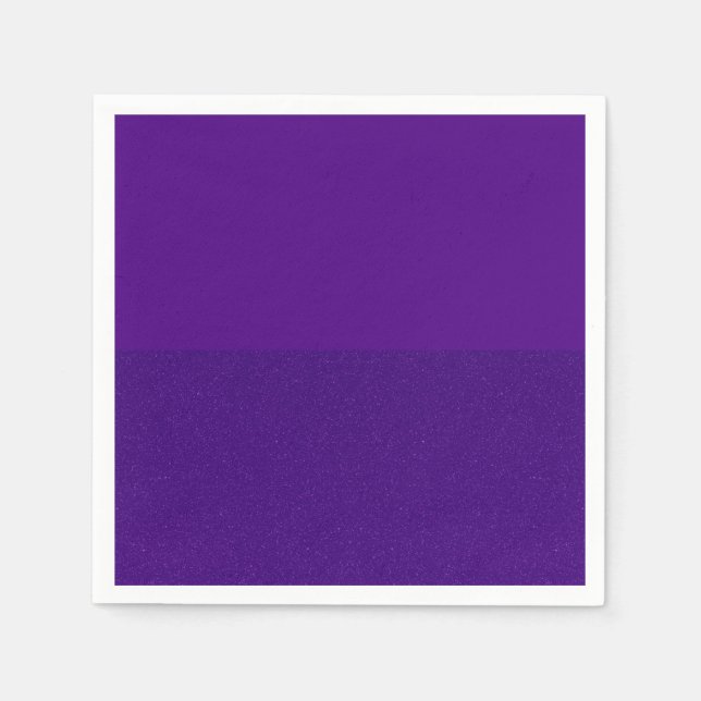 Purple Paper Napkin – Solid Top, Noise Bottom (Front)