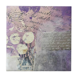 Purple Parcels - Ceramic Tile