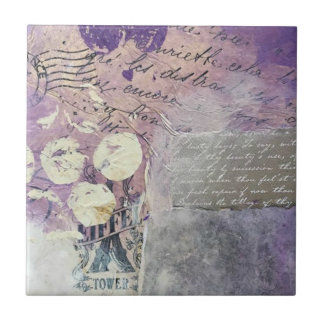 Purple Parcels - Ceramic Tile