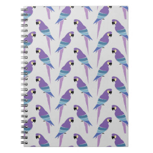 Purple Parrots Notebook