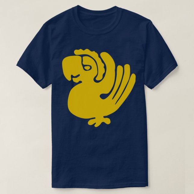 Purple Parrots T-Shirt (Design Front)