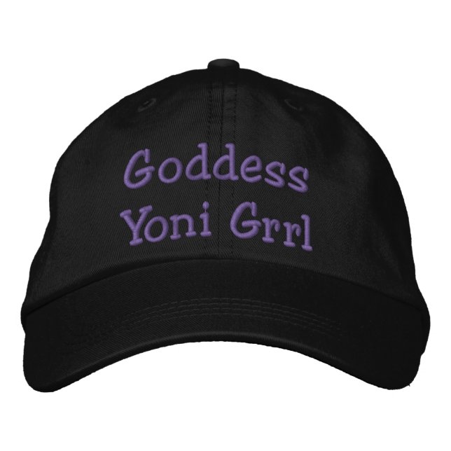 Purple Party Grrl Goddess Yoni Hat (Front)
