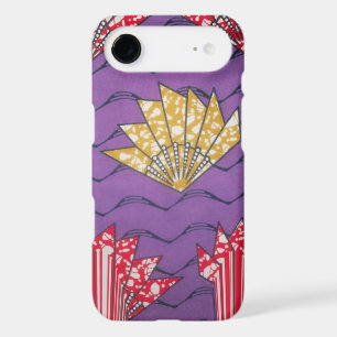 Purple Passion Abstract East African Wavy Fan Ar