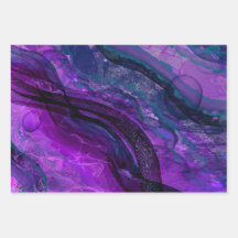 Purple Passion Alcohol Ink Abstract Design