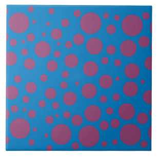 purple passion feeling blue moon circle pattern ceramic tile
