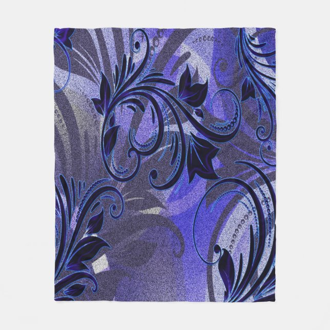 Purple Passion Fleece Blanket (Front)