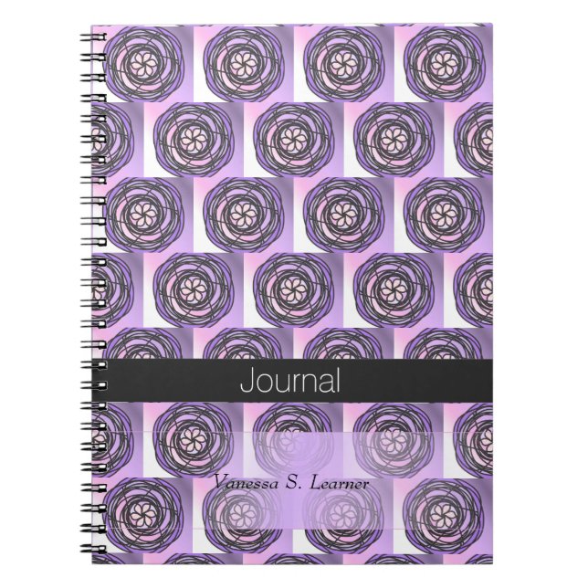 Purple Passion Flower Journal (Front)
