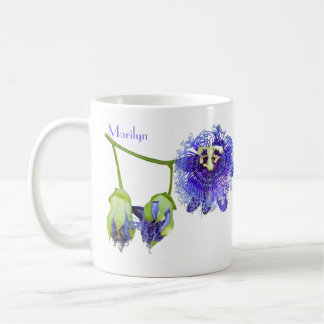 Purple Passion Flowers  Coffee Mug