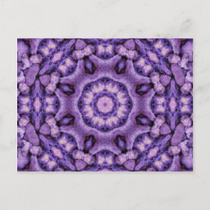 Purple Passion Kaleidoscope Postcard