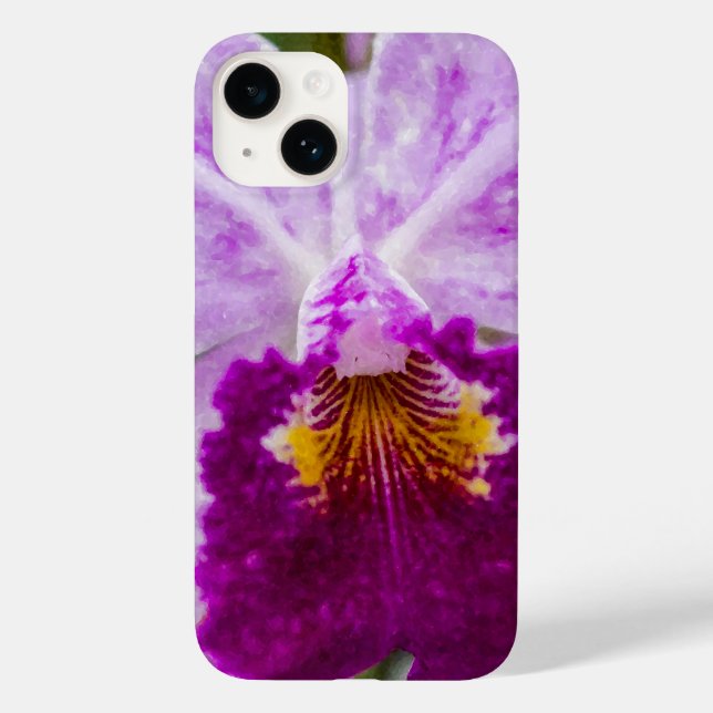 Purple Passion Orchid iPhone Case (Back)
