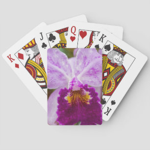 Purple Passion Orchid Playing Cards
