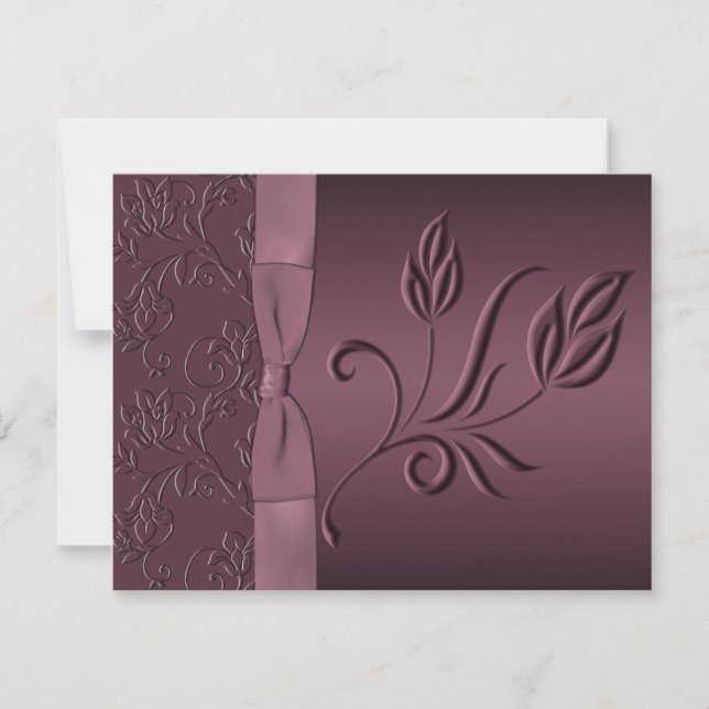 Purple Passion RSVP Card (Front)