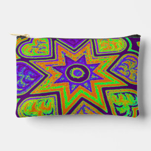 'Purple Passion' Small Cosmetics Case Accessory Pouch