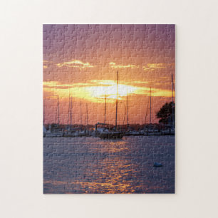 Purple Passion Sunset Jigsaw Puzzle