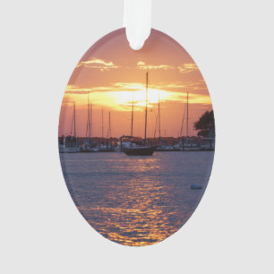 Purple Passion Sunset Ornament