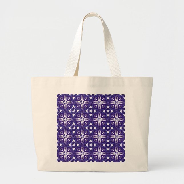 Purple Passion the First Large Tote Bag (Front)