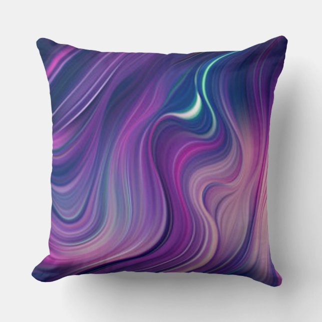 Purple passion throw pillow. cushion (Front)