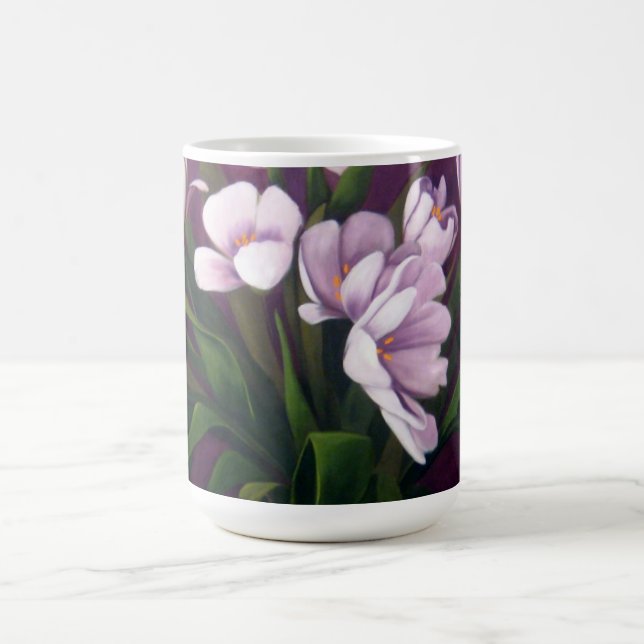 Purple Passion Tulips Coffee Cup (Center)