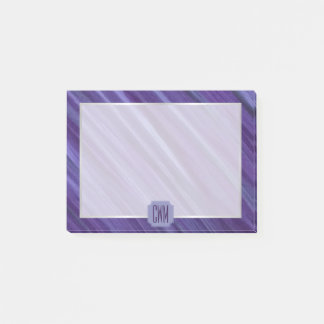 Purple Passion | Violet Lavender Plum Brushstroke Post-it Notes