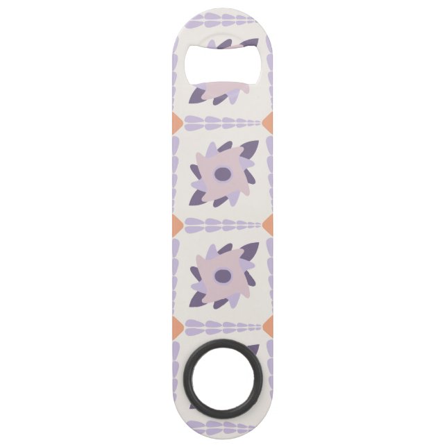 Purple pastel Decorative colourful tile  (Front)