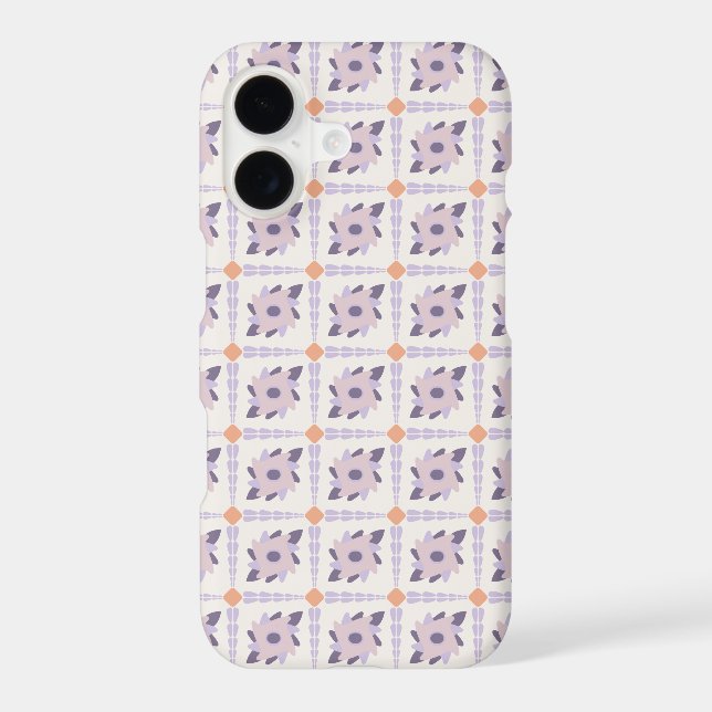 Purple pastel Decorative colourful tile  (Back)
