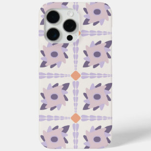 Purple pastel Decorative colourful tile iPhone 15 Pro Max Case
