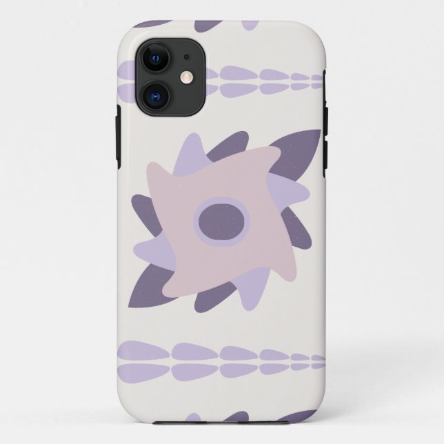 Purple pastel Decorative colourful tile  Case-Mate iPhone Case (Back)