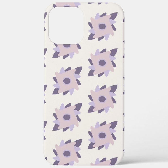 Purple pastel Decorative colourful tile  Case-Mate iPhone Case (Back)