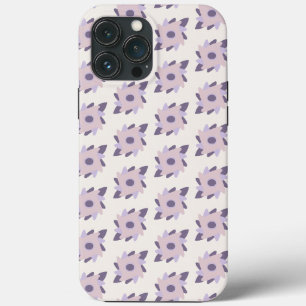 Purple pastel Decorative colourful tile  iPhone 13 Pro Max Case