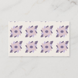 Purple pastel Decorative colourful tile Discount Card