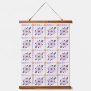 Purple pastel Decorative colourful tile Hanging Tapestry