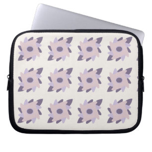Purple pastel Decorative colourful tile Laptop Sleeve