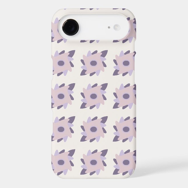 Purple Pastel Decorative Tile Pattern (Back)