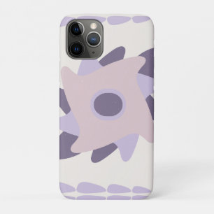 Purple Pastel Decorative Tile Pattern iPhone 11 Pro Case