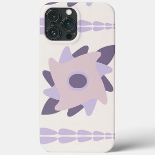 Purple Pastel Decorative Tile Pattern iPhone 13 Pro Max Case