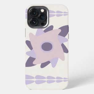 Purple Pastel Decorative Tile Pattern iPhone 13 Pro Max Case