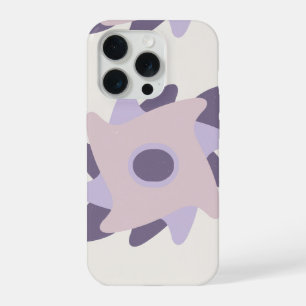 Purple Pastel Decorative Tile Pattern iPhone 15 Pro Case