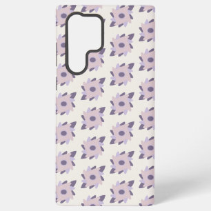Purple Pastel Decorative Tile Pattern Samsung Galaxy Case
