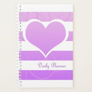 Purple Pastel Heart Planner