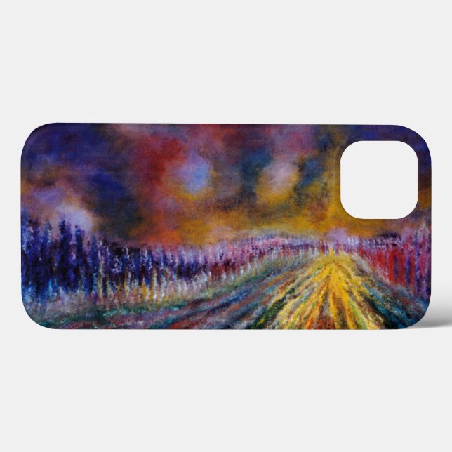 Purple Path Case-Mate iPhone Case (Back (Horizontal))